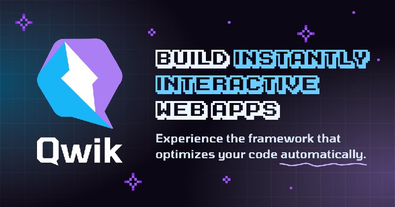 Framework reimagined for the edge! 📚 Qwik Documentation