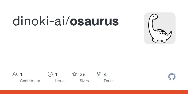 GitHub - dinoki-ai/osaurus