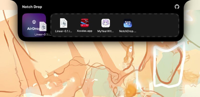 #GitHub情报 #macOS #APP🗂 NotchDrop