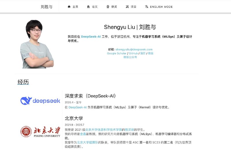 DeepSeek V4.1算子作者谈AI冲击：我不得不把才华埋葬在昨天DeepSeek 算子工程师刘胜与发文谈 AI 对自己工作的冲击