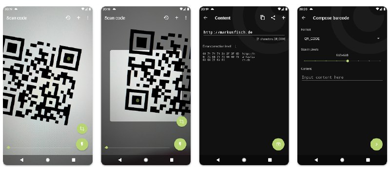 Binary Eye - 免费开源无广告的 Android 条码 / 二维码扫描与生成工具