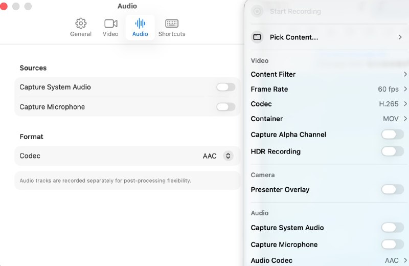 BetterCapture - #macOS 截图 / 录屏工具 +1，免费开源，基于 SwiftUI 和 ScreenCaptureKit 构建 