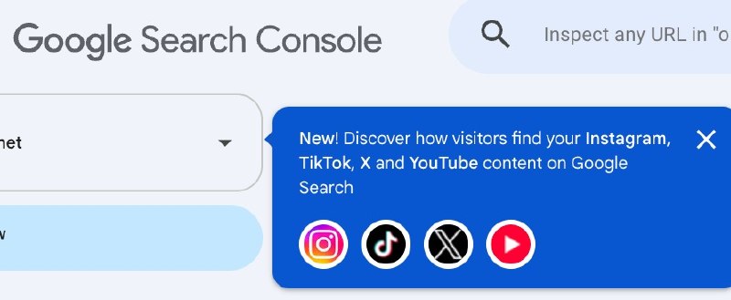 Google Search Console 新增了社交媒体流量跟踪，绑定后可以查看你的平台账号有多少来自 #Google 的流量 #SEOGoogle Search Console 新增了社交媒体流量跟踪，绑定后可以查看你的平台账号有多少来自 #Google 的流量 #SEO