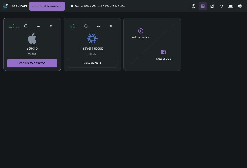 DeskPort - 基于 Moonlight 与 Sunshine 的远程桌面工作区